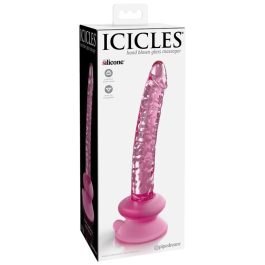 ICICLES – N. 86 DILDO VIDRIO CON VENTOSA