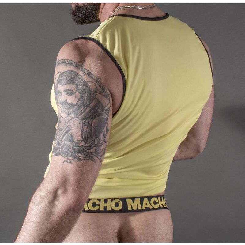 MACHO – CAMISETA AMARILLO S/M