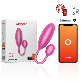 ONINDER – DENVER HUEVO VIBRADOR ROSA 7 X 2.7 CM – APP GRATUITA