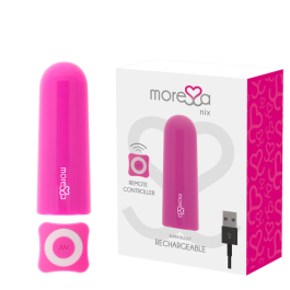 MORESSA – NIX POTENTE VIBRADOR MULTI JUEGOS CONTROL REMOTO ROSA