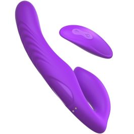 FANTASY FOR HER – VIBRADOR DOBLE PENETRACION CONTROL REMOTO 9 NIVELES VIOLETA