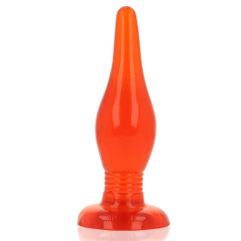 BAILE – PLUG ANAL TACTO SUAVE ROJO 14.2 CM