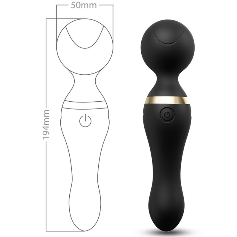 ARMONY – FREEZA MASAJEADOR  VIBRADOR CABEZA FLEXIBLE VIOLETA