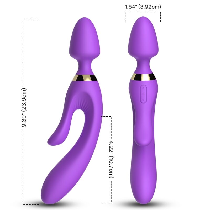 ARMONY – MASAJEADOR  VIBRADOR RABBIT VIOLETA