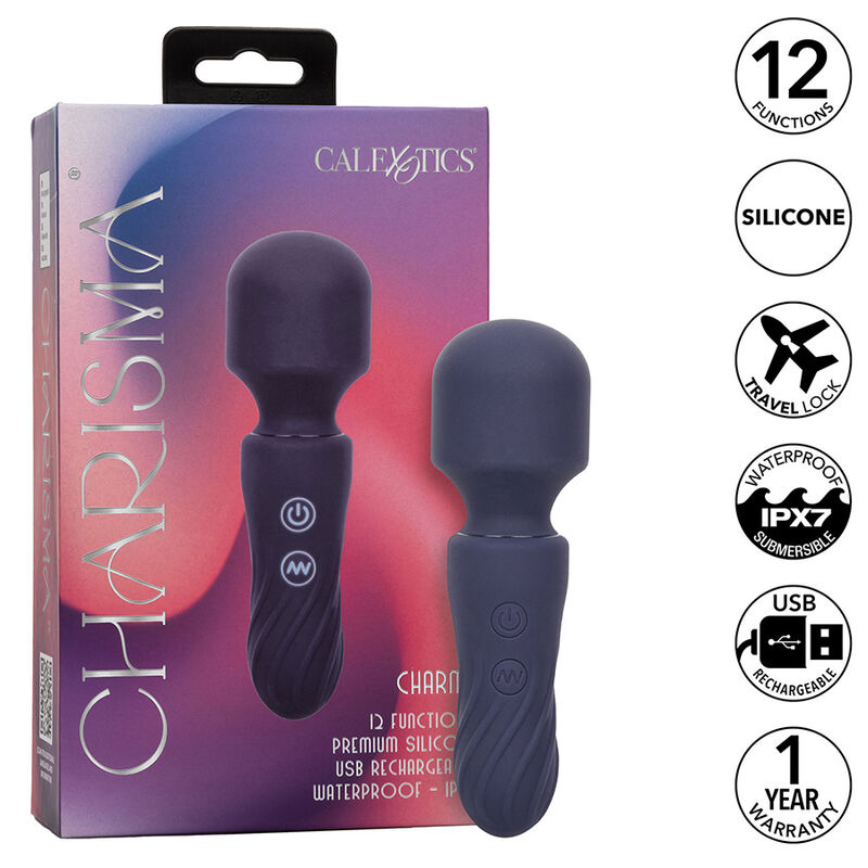 CALEXOTICS – CHARISMA CHARM MASAJEADOR 12 FUNCIONES MORADO