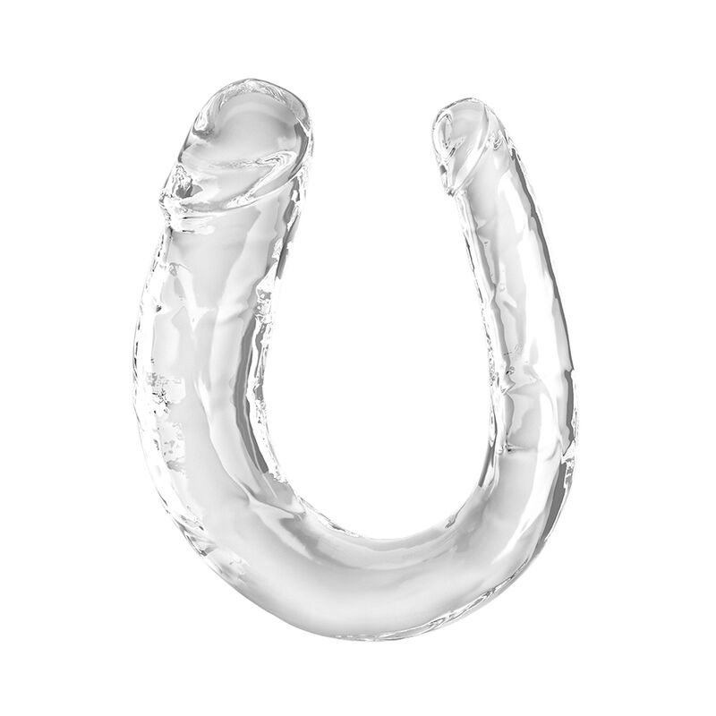 KING COCK – DOUBLE TROUBLE DILDO DOBLE 33 CM TRANSPARENTE