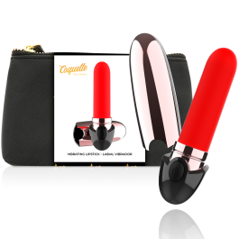 COQUETTE CHIC DESIRE – PINTALABIOS VIBRADOR RECARGABLE LUXE NEGRO / GOLD