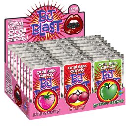 PIPEDREAMS – BJ BLAST CARAMELO SEXO ORAL SURTIDO DISPLAY – 36 UDS